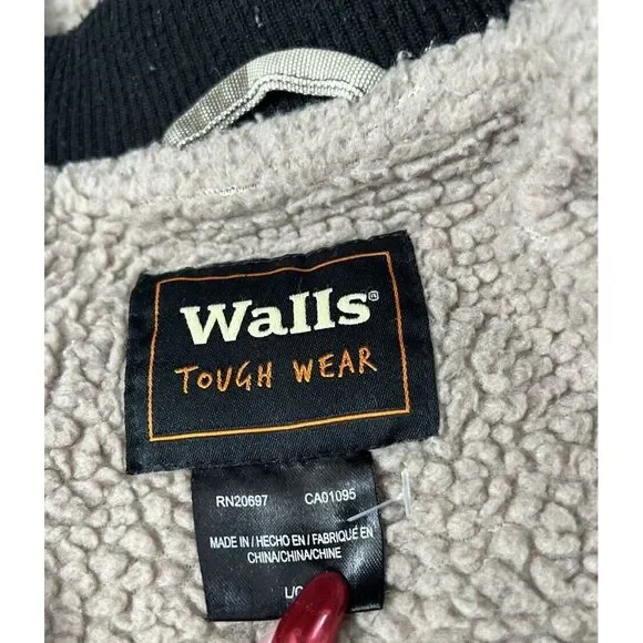Walls Tough Wear Kids Grow Camp Coat Fleece‎ Lined Youth L Hunting Winter - Picture 9 of 10